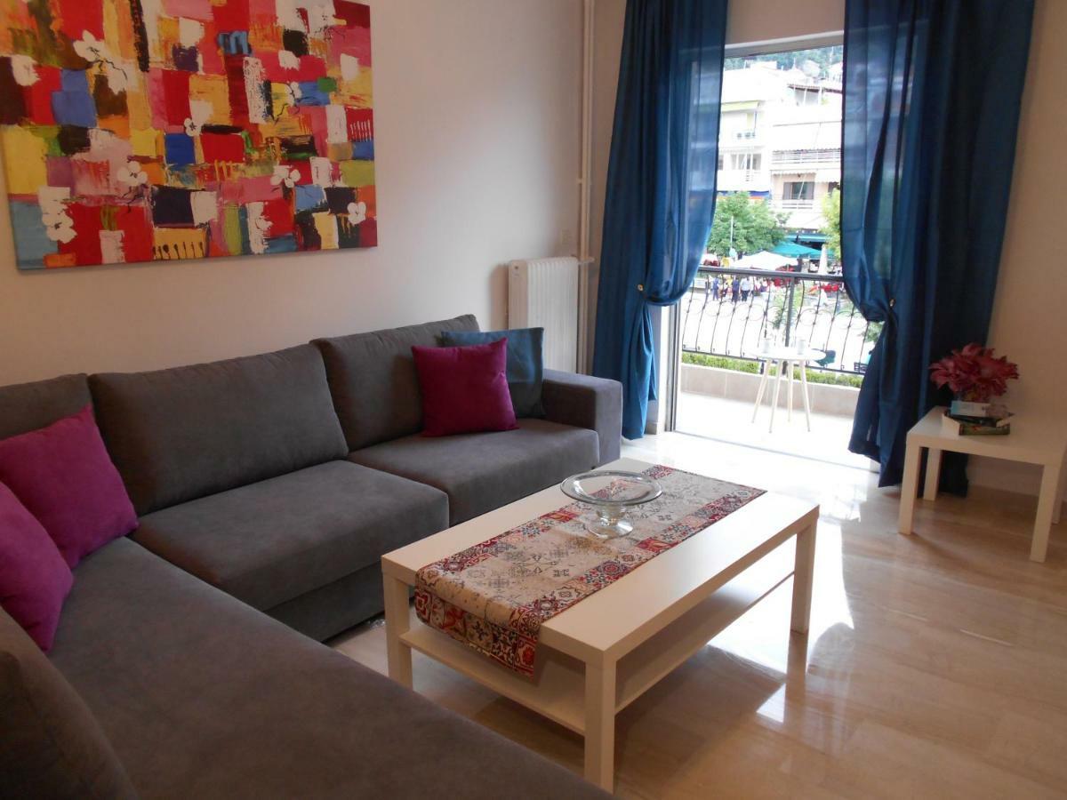 Meteora Deluxe Apartment / Amazing View 칼람파카 외부 사진